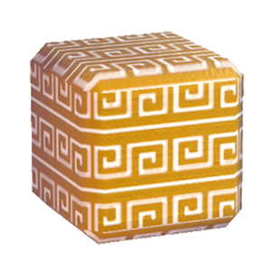 Yellow Swirl print