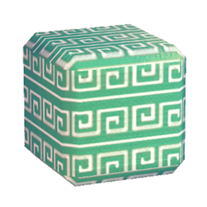 Aquamarine Swirl print