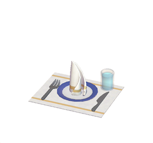 Navy Table setting