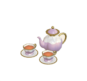 Plum Tea set