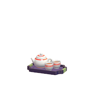 Plum Teaware set