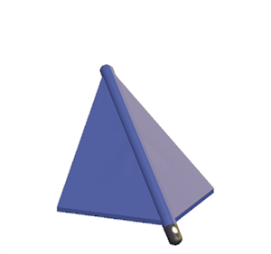 Navy Tent hipped roof