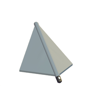Gray Tent hipped roof
