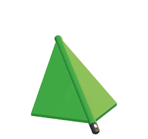 Green Tent hipped roof