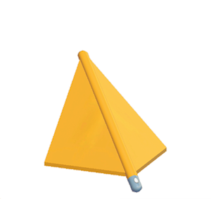 Cyan Tent hipped roof