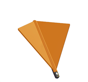Orange Tent roof valley