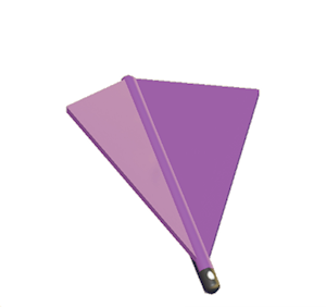 Purple Tent roof valley