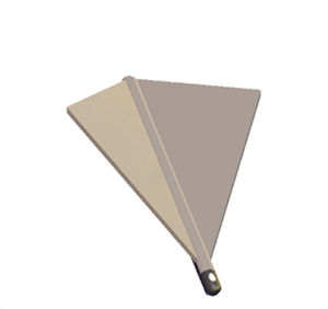 Beige Tent roof valley