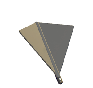 Black Tent roof valley