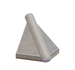 White Tiled hipped roof