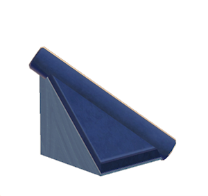 Cyan Tiled hipped roof