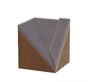 Beige Tiled roof valley