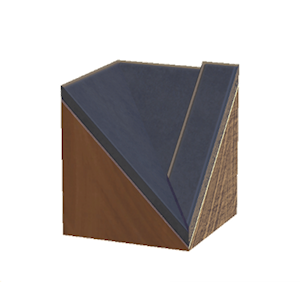 Black Tiled roof valley