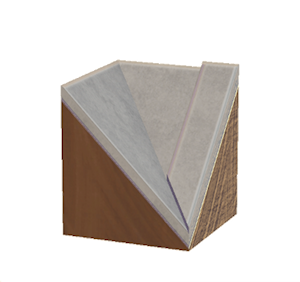 White Tiled roof valley