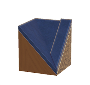 Brown Tiled roof valley