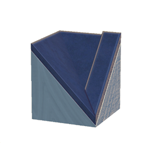 Cyan Tiled roof valley