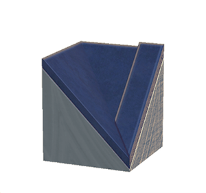 Gray Tiled roof valley