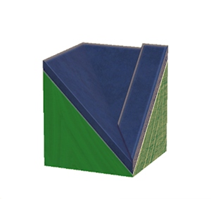 Green Tiled roof valley