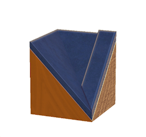 Orange Tiled roof valley