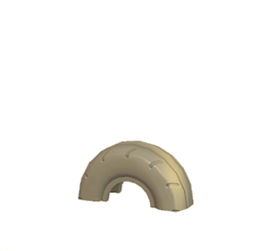 Beige Tire toy