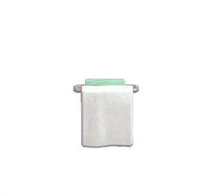 Aquamarine Towel rack
