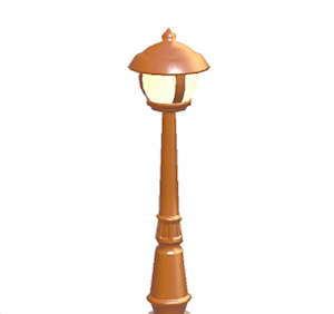 Orange Town streetlight