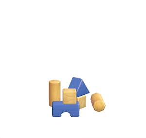 Navy Toy blocks