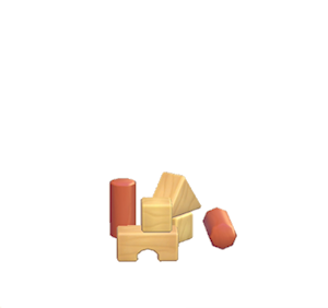 Red Toy blocks
