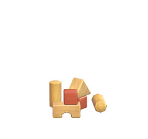 Red Toy blocks