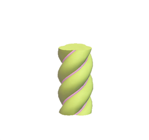 Lime Twisty pillar (middle)