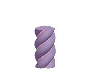 Plum Twisty pillar (middle)