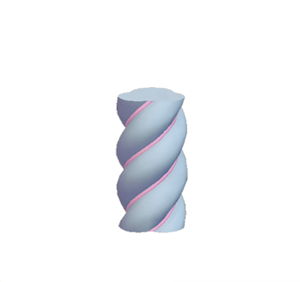 Gray Twisty pillar (middle)