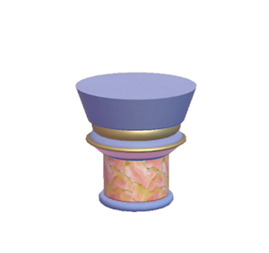 Navy Twisty pillar (upper)