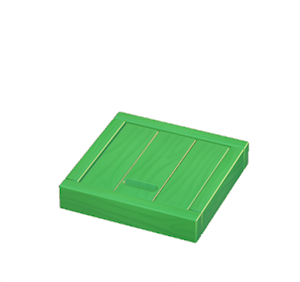 Green Underground hatch