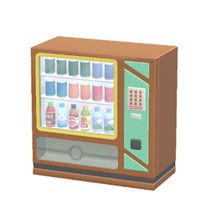 Brown Vending machine