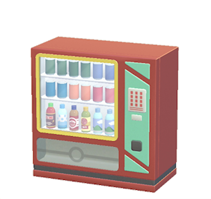 Red Vending machine