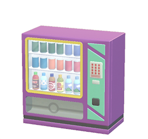 Purple Vending machine