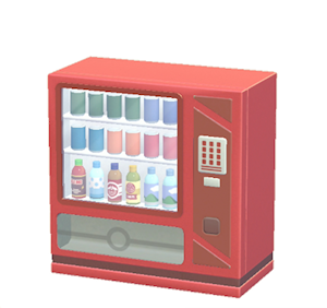 Red Vending machine