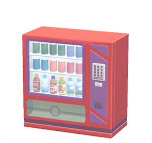 Purple Vending machine