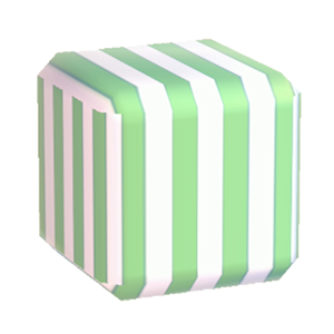 Green Vertical-stripe print