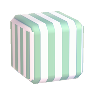 Aquamarine Vertical-stripe print