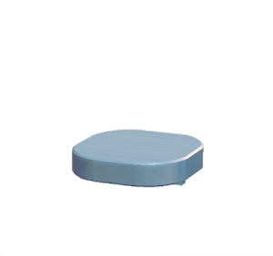 Gray Wall-mounted table