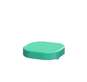 Aquamarine Wall-mounted table