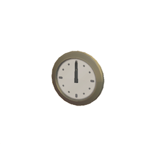 Beige Wall clock