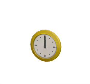 Blue Wall clock
