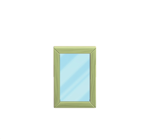 Lime Wall mirror