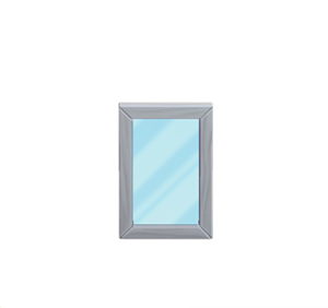 Gray Wall mirror