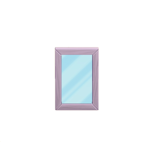 Purple Wall mirror