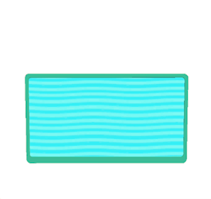 Aquamarine Wall monitor