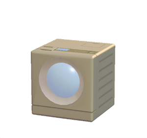 Beige Washing machine
